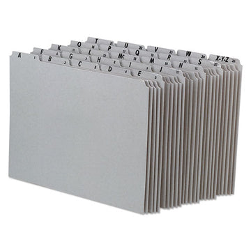 Pendaflex® Top Tab A-z File Guides, 1-5-cut Top Tab, A To Z, 8.5 X 11, Gray, 25-set freeshipping - TVN Wholesale